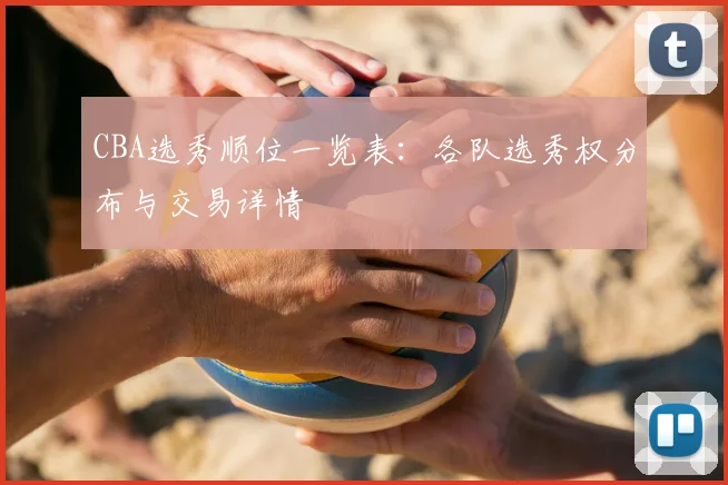 CBA选秀顺位一览表：各队选秀权分布与交易详情